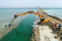 جزیره کیش به شبکه سراسری گاز وصل شد