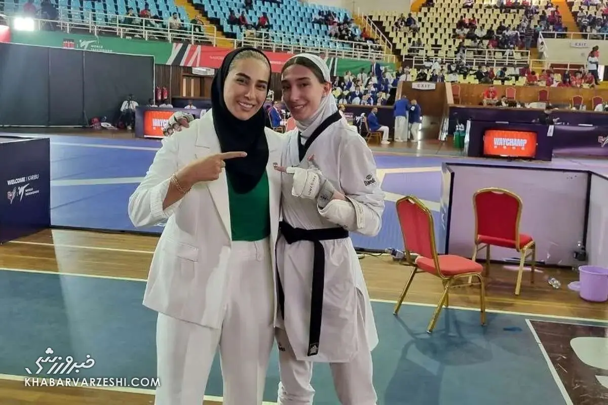 طلای جهان بر گردن مبینا نعمت‌زاده