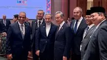 گفت‌وگوی غیررسمی وزرای خارجه ایران، روسیه، چین، مصر، اندونزی و قزاقستان در حاشیه اجلاس بریکس + ویدئو