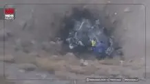  اولین ویدئو از محل سقوط بالگرد هلال احمر در اشترانکوه 