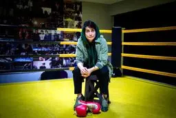 بازیگر زن سینما به عضویت تیم ملی بوکس درآمد