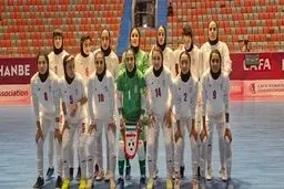 تیم فوتسال زنان ایران قهرمان کافا شد