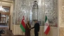 علی باقری یستقبل وزیر الخارجیة العمانی