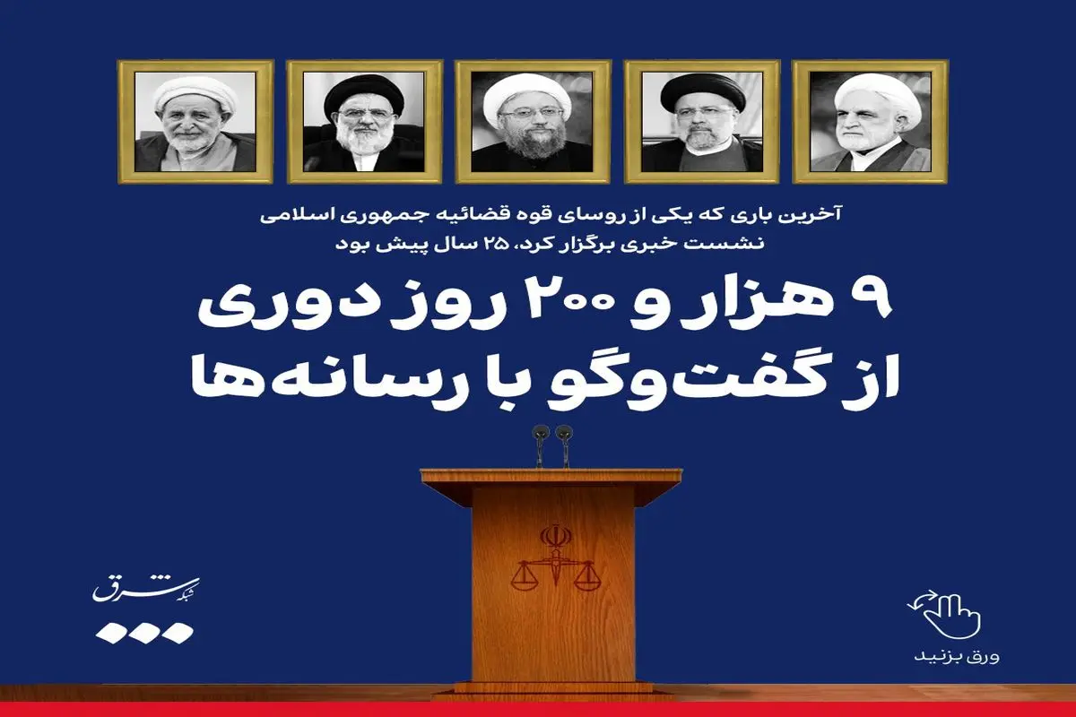 ۹ هزار و ۲۰۰ روز دوری از گفت‌وگو با رسانه‌ها