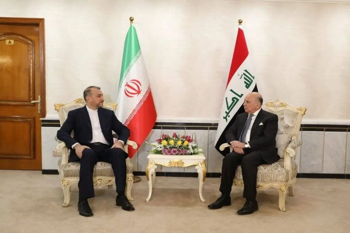 Iranian FM meets Iraqi counterpart in Baghdad