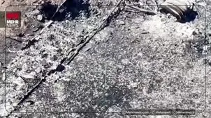 اولین تصاویر هوایی از مکان انهدام هواپیمای آمریکایی