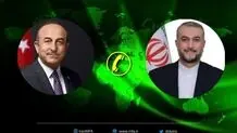 Iran, Turkey FMs hold phone call to stress stepped-up ties