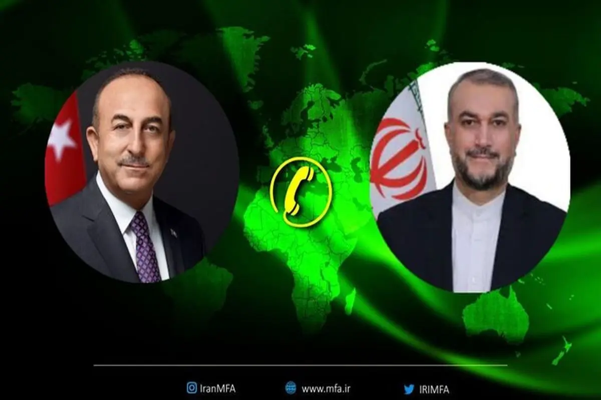 Iran, Turkey FMs hold phone call to stress stepped-up ties