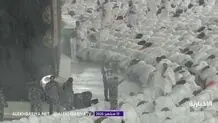 تصاویر جالب از بارش باران در مکه