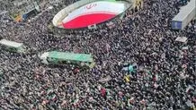 وداع باشکوه با سرداران شهید در میدان انقلاب