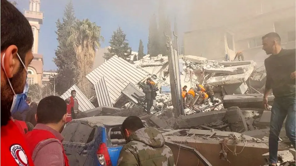حمله موشکی اسرائیل به دمشق/ ویدئو