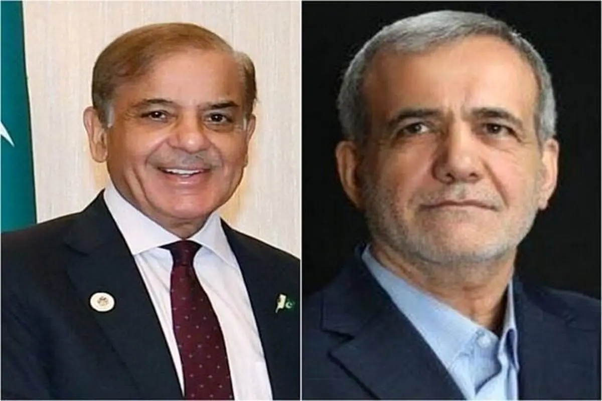 گفتگوی نخست وزیر پاکستان و پزشکیان