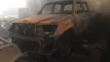آتش‌سوزی در پارکینگ مجتمع مسکونی در خیابان کرمان/ نجات ۱۴ نفر توسط آتش‌نشانان

