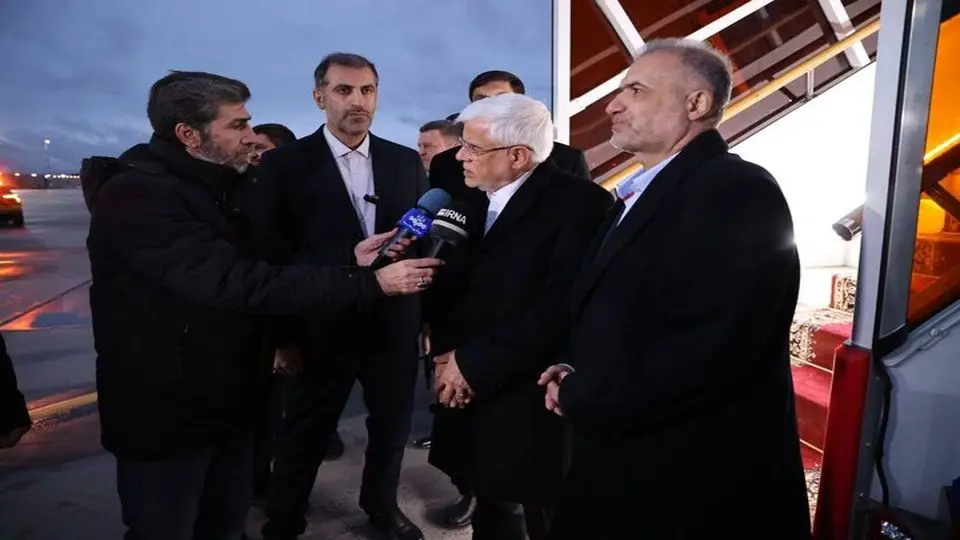 عارف مسکو را به مقصد تهران ترک کرد

