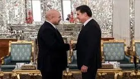 دیدار بارزانی با قالیباف در بهارستان