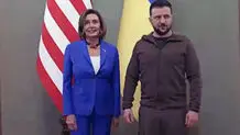 Pelosi visits Kyiv, meets with Ukraine president