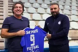 ساپینتو با حضور در تمرینات فوتسالی‌ها را غافلگیر کرد