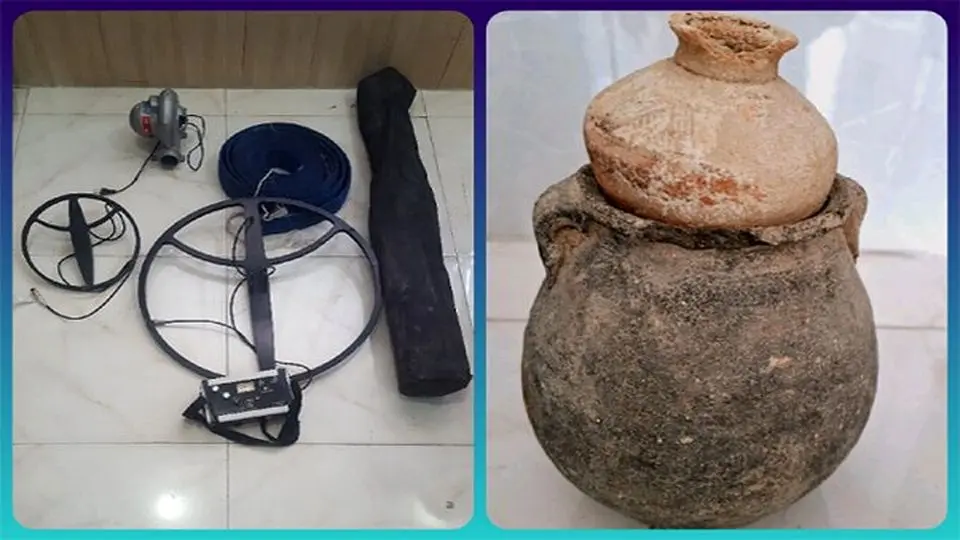 اشیای ۵ هزار ساله در داراب فارس کشف شد