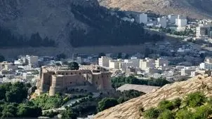آسیب جنگ به قلعه فلک الافلاک خرم آباد