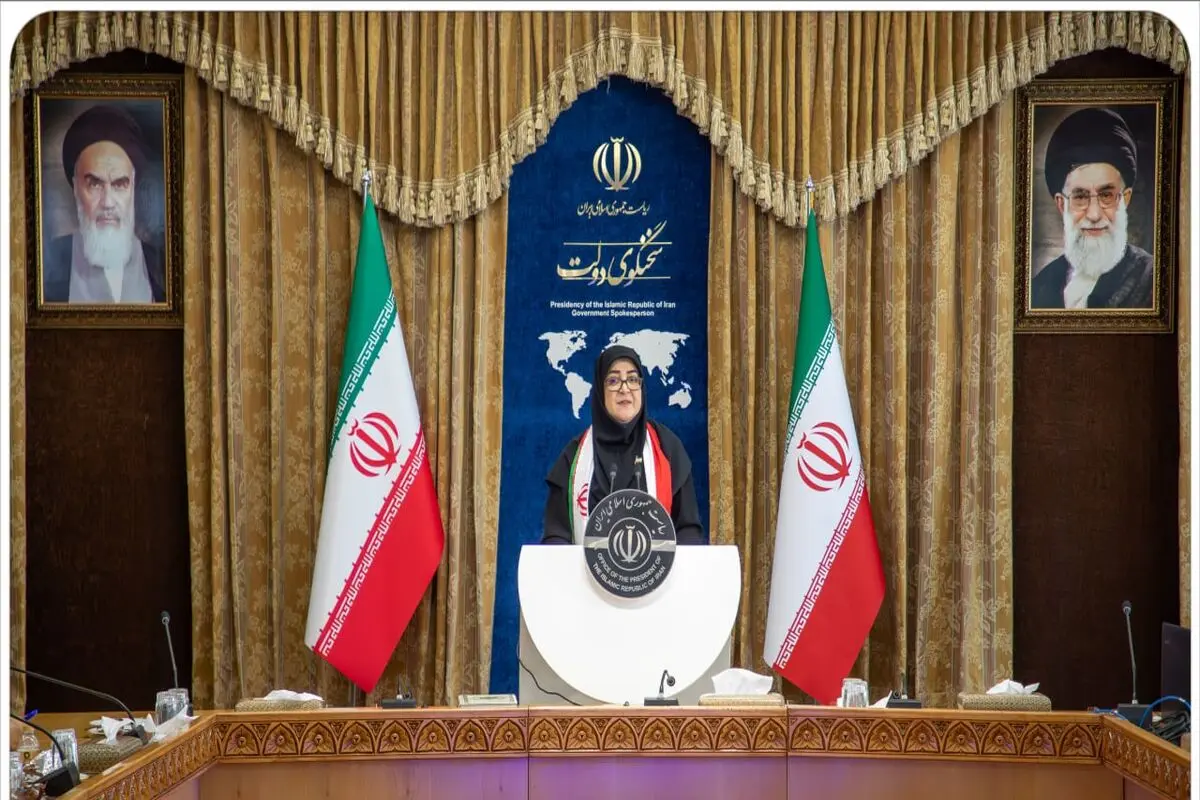 تصاویر جالب از پوشش امروز سخنگوی دولت