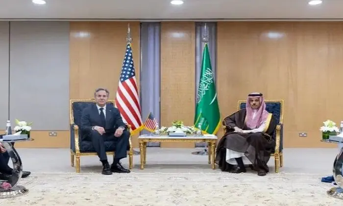 Saudi, US top diplomats discuss Gaza crisis in Riyadh