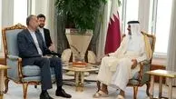 Iranian FM meets Emir of Qatar in Doha