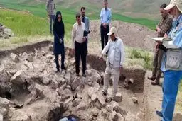 کشف آثار ۷ هزار ساله در تپه تاریخی اشنویه