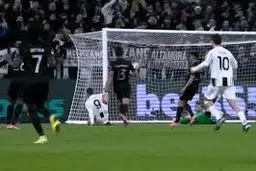 گل اول یوونتوس به اسپورتینگ+ ویدئو