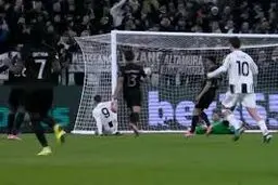 گل اول یوونتوس به اسپورتینگ+ ویدئو