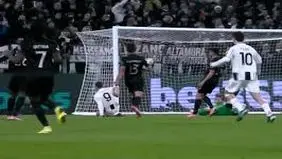 گل اول یوونتوس به اسپورتینگ+ ویدئو