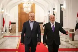 رئیس‌جمهور عراق: به قالیباف گفتیم خواهان تجدیدنظر در روابط با تهران هستیم/ آمریکا خواهان پایان جنگ است