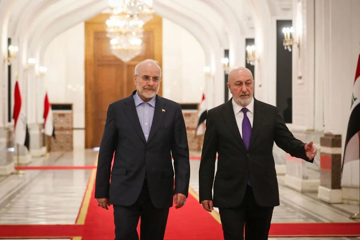 رئیس‌جمهور عراق: به قالیباف گفتیم خواهان تجدیدنظر در روابط با تهران هستیم/ آمریکا خواهان پایان جنگ است