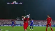 گل اول شباب الاهلی به استقلال+ ویدئو