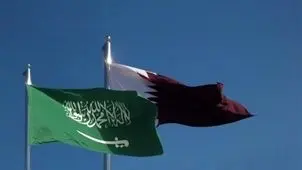 استقبال بن سلمان از امیر قطر در ریاض