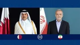 پیام تلفنی پزشکیان به امیر قطر چه بود؟