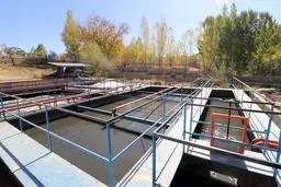 پیشرفت فیزیکی 75 درصدی تصفیه خانه فاضلاب کرفس