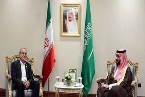 پزشکیان با بن سلمان دیدار کرد