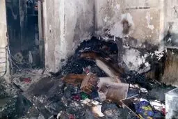 3 مصدوم در آتش سوزی واحد مسکونی مهرویلای کرج
