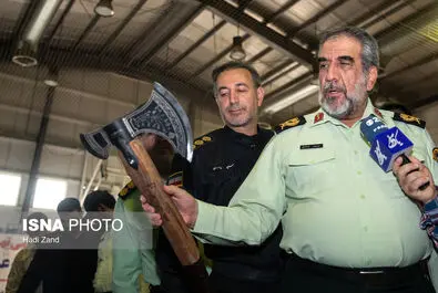 فرمانده انتظامی تهران بزرگ در طرح دستگیری اراذل و اوباش و انهدام باندهای شرارت