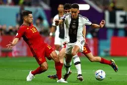 لاروخا در صدر و ژرمن‌ها در جام ماندند؛ اسپانیا 1 - آلمان 1