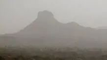 شهر کوت در میان گردوخاک؛ مهران و واسط در مه غلیظ + عکس