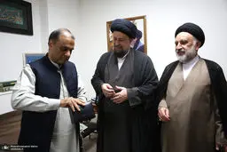 دیدار سفیر پاکستان با سیدحسن خمینی + عکس
