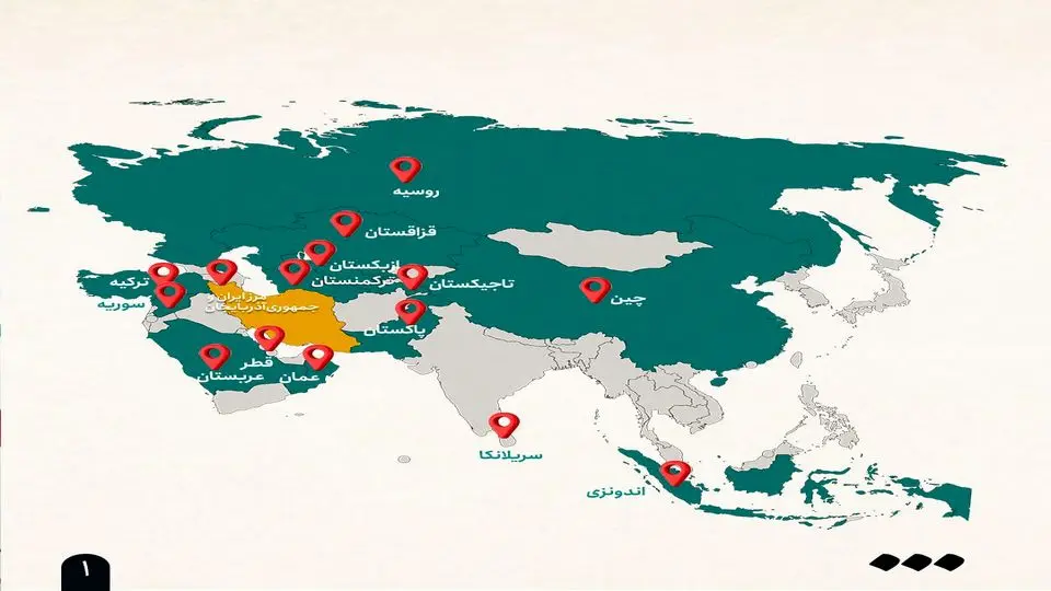 ۲۸ سفر خارجی رئیس‌جمهور از تاجیکستان تا جمهوری آذربایجان