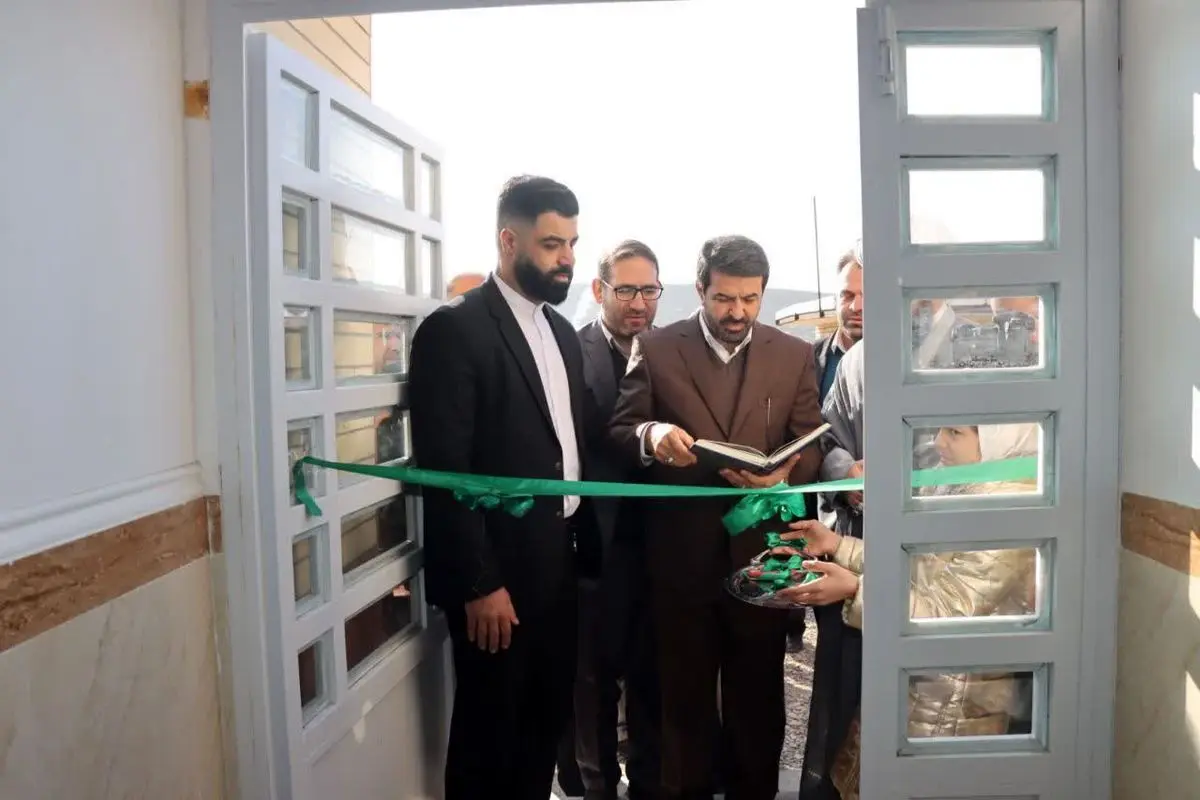  دبستان خیری در فامنین بهره برداری شد