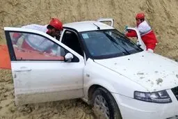 واژگونی سواری دنا در محور سبزوار-میامی؛ یک نفر جان باخت