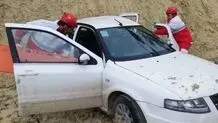 واژگونی سواری دنا در محور سبزوار-میامی؛ یک نفر جان باخت