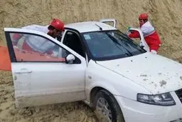 واژگونی سواری دنا در محور سبزوار-میامی؛ یک نفر جان باخت