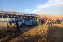 این بار دانش‌آموزان فارس تصادف کردند