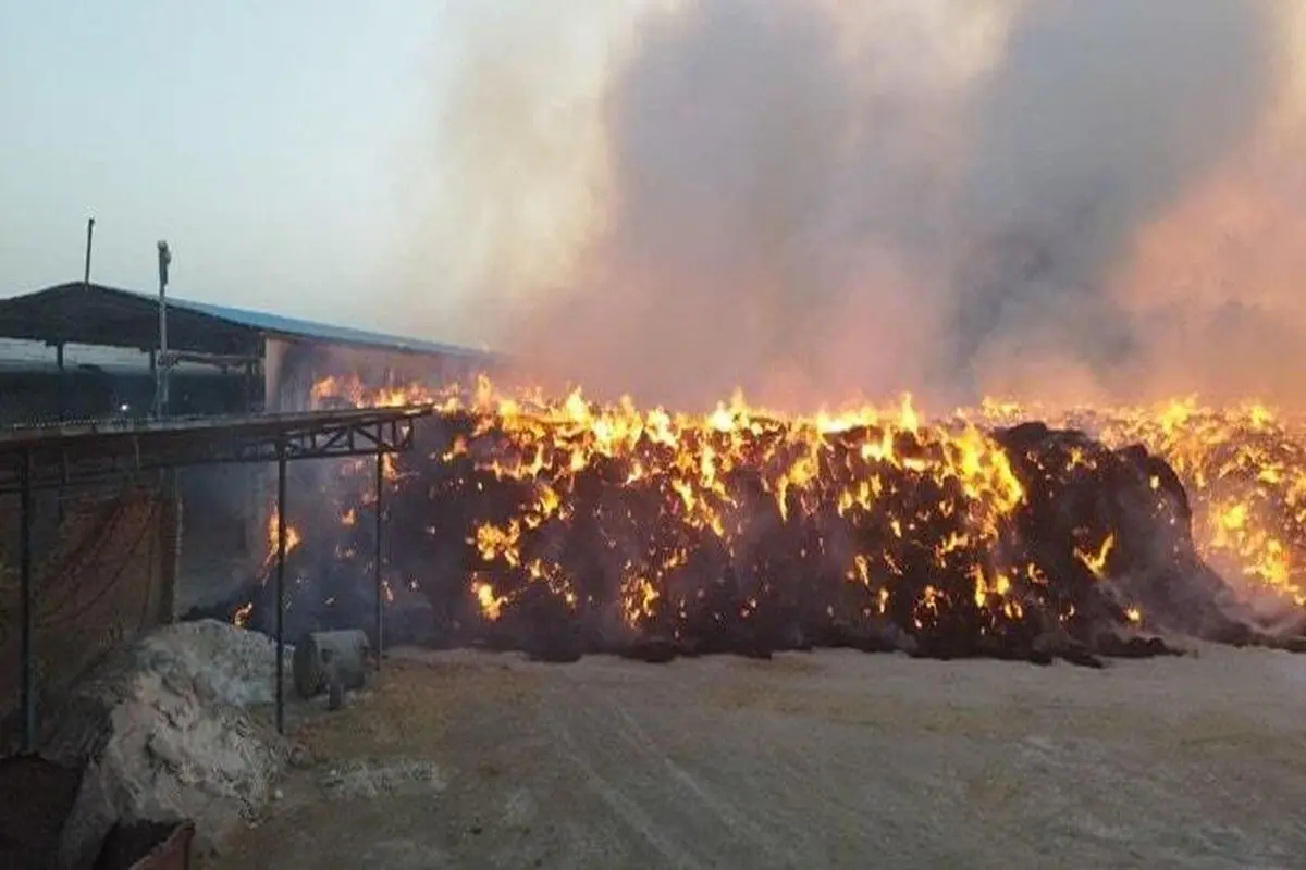 انفجار انبار ضایعات در اصفهان ۵ مصدوم بر جای گذاشت

