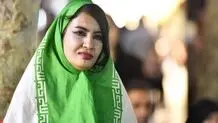 پرچم ایران روسری شد! + عکس